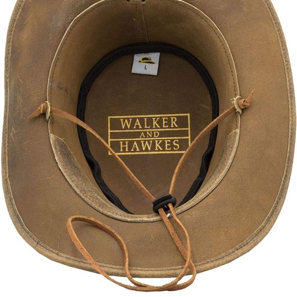 Walker & Hawkes Outback Antique Leather Hat - Picture 4 of 8